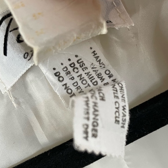 Vintage Paul of California White Mid Length Dress, Sz 18 - Picture 8 of 16